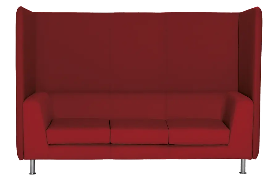 ND 103 AKU trojkřeslo čalouněné, látka BONDAI BN 4007 vínová